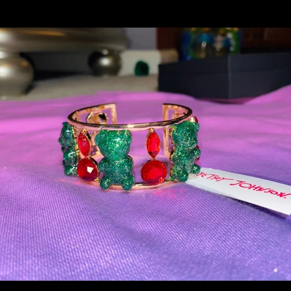 Betsey Johnson holiday Christmas bracelet